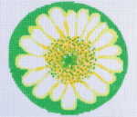 Stitch Rock Designs - White Daisy Ornament